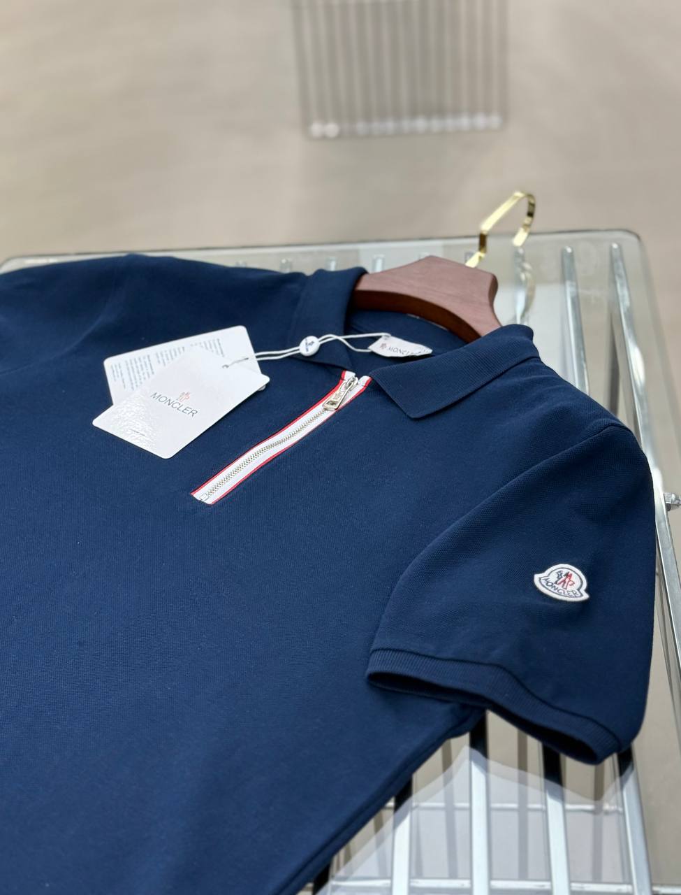 Moncler Polo Blue