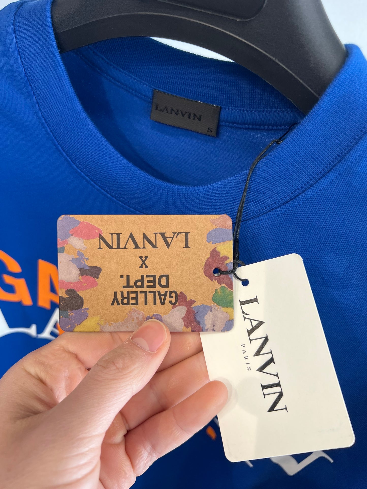 Gallery Dept. X Lanvin Blue Tshirt