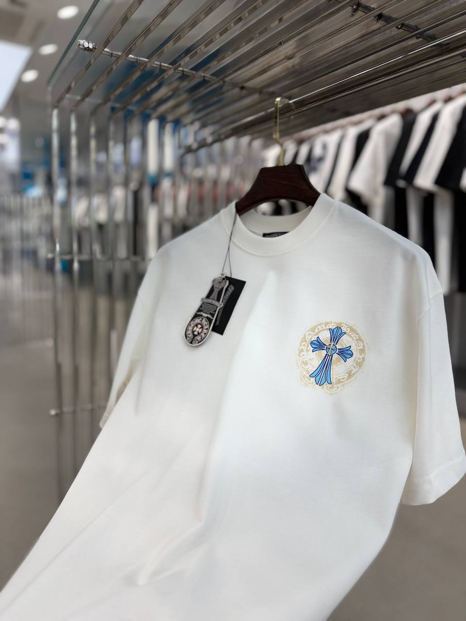 Chrome Hearts White/Blue T-shirt