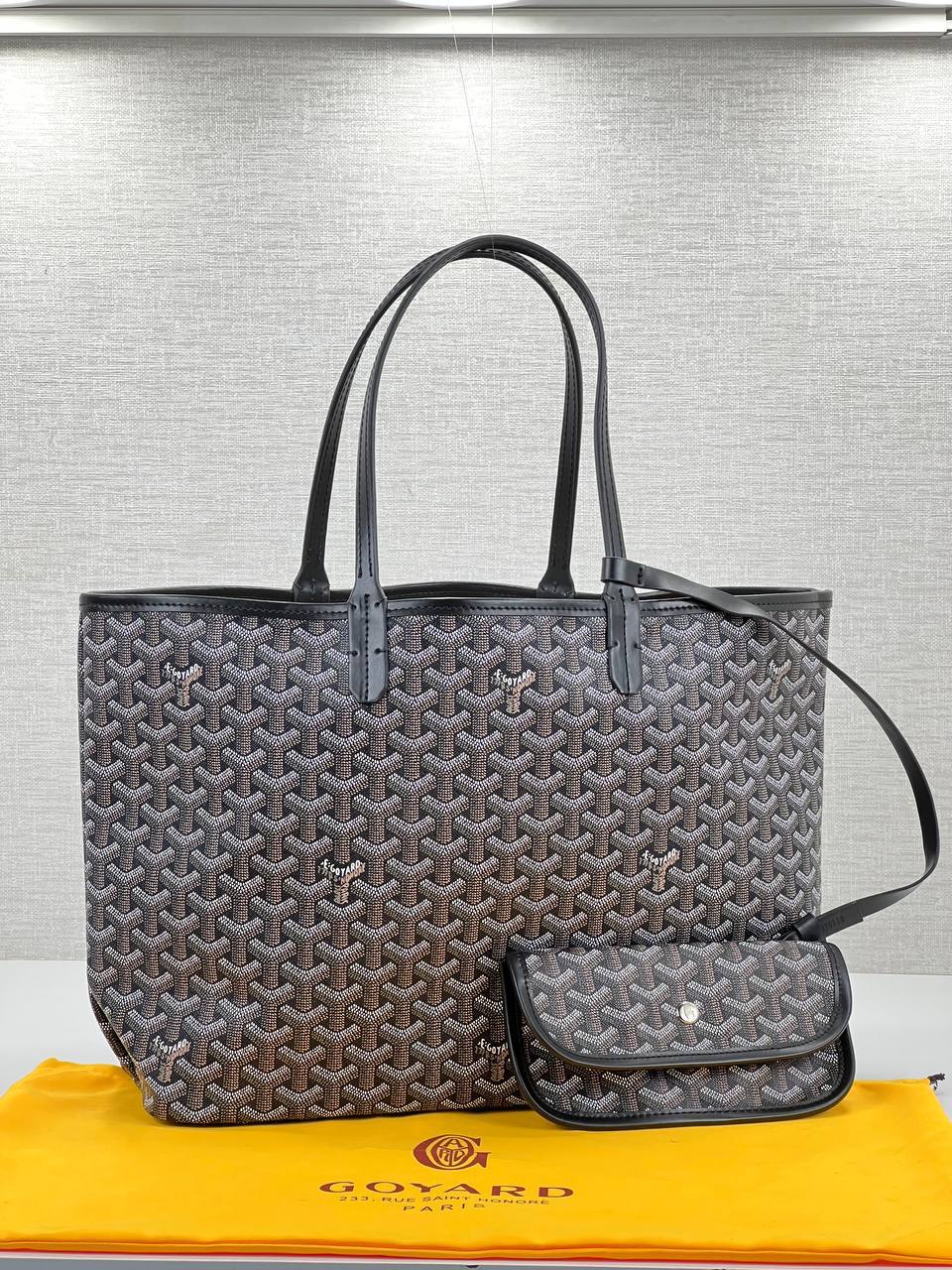 Goyard Black Shopping Bag