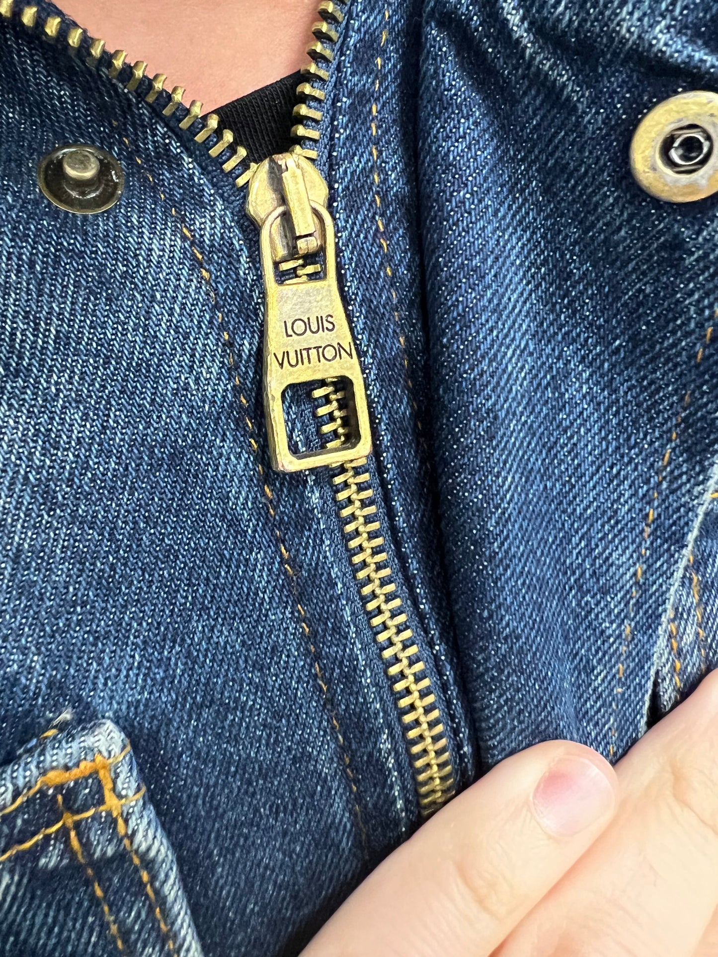 Lv Denim Carpenter Set