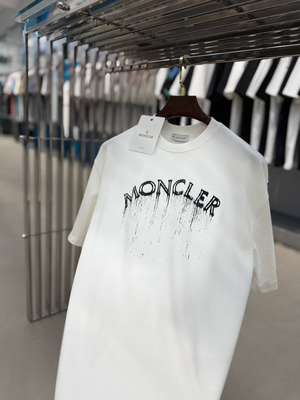 Moncler White T-shirt