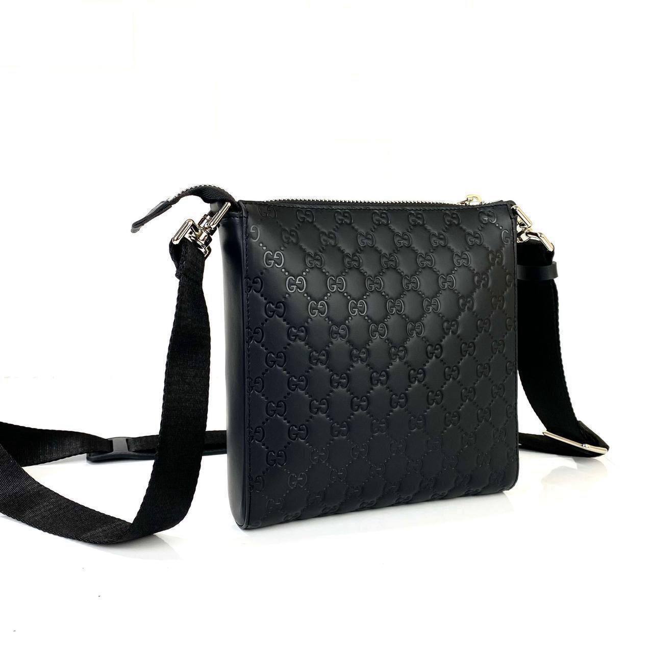 Gucci Black Small Messenger Bag Premium
