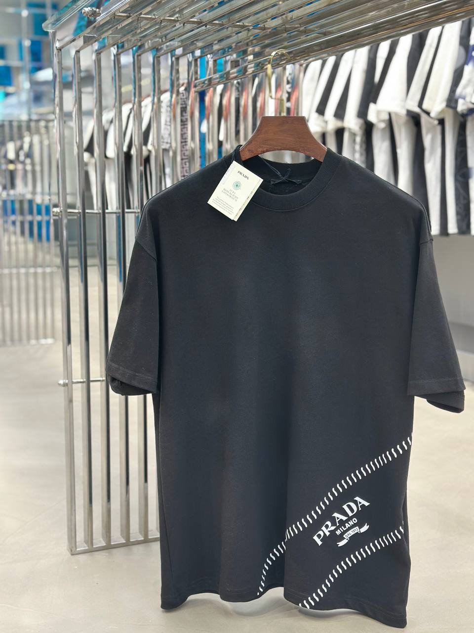 Prada Black/White T-shirt