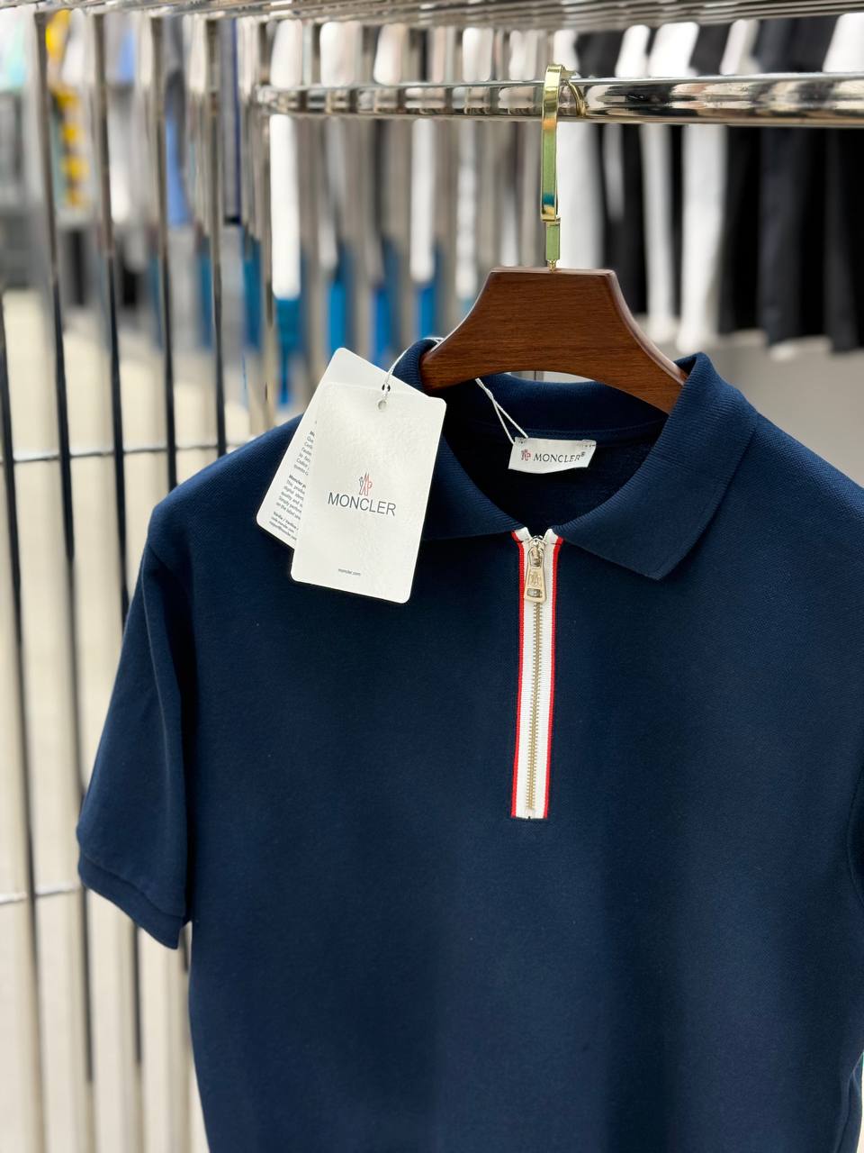 Moncler Polo Blue