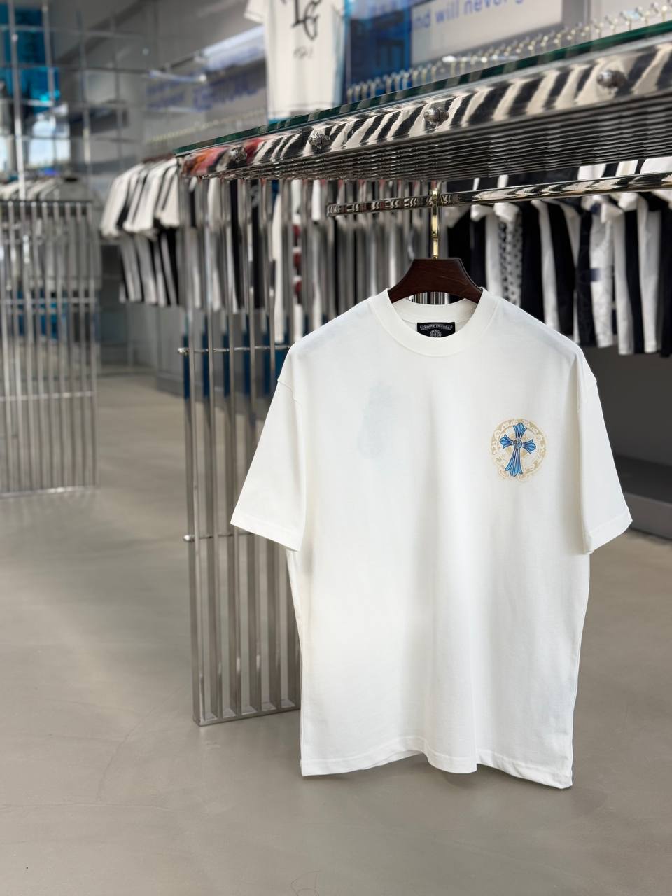 Chrome Hearts White/Blue T-shirt