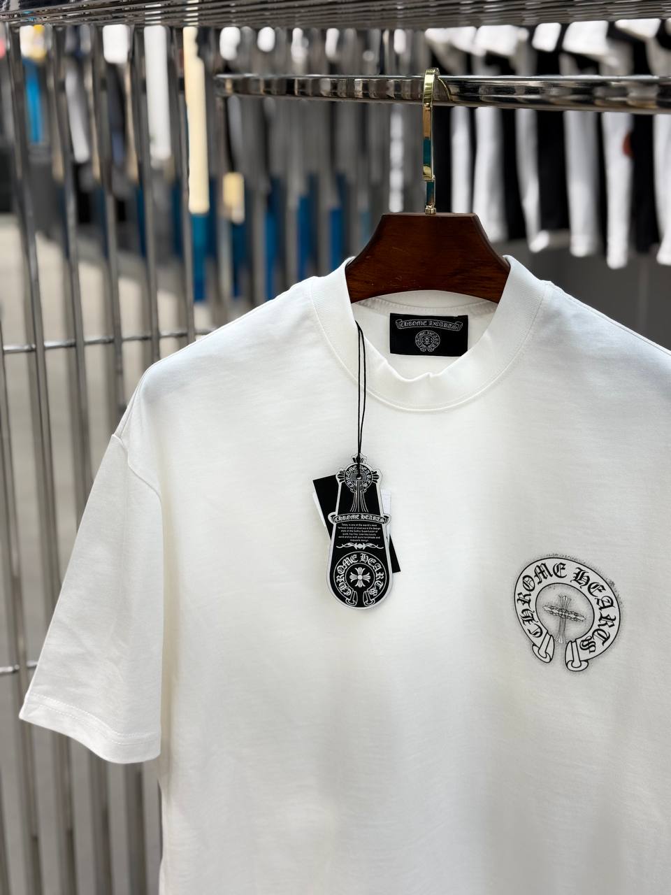 Chrome Hearts Logo White/Black T-shirt