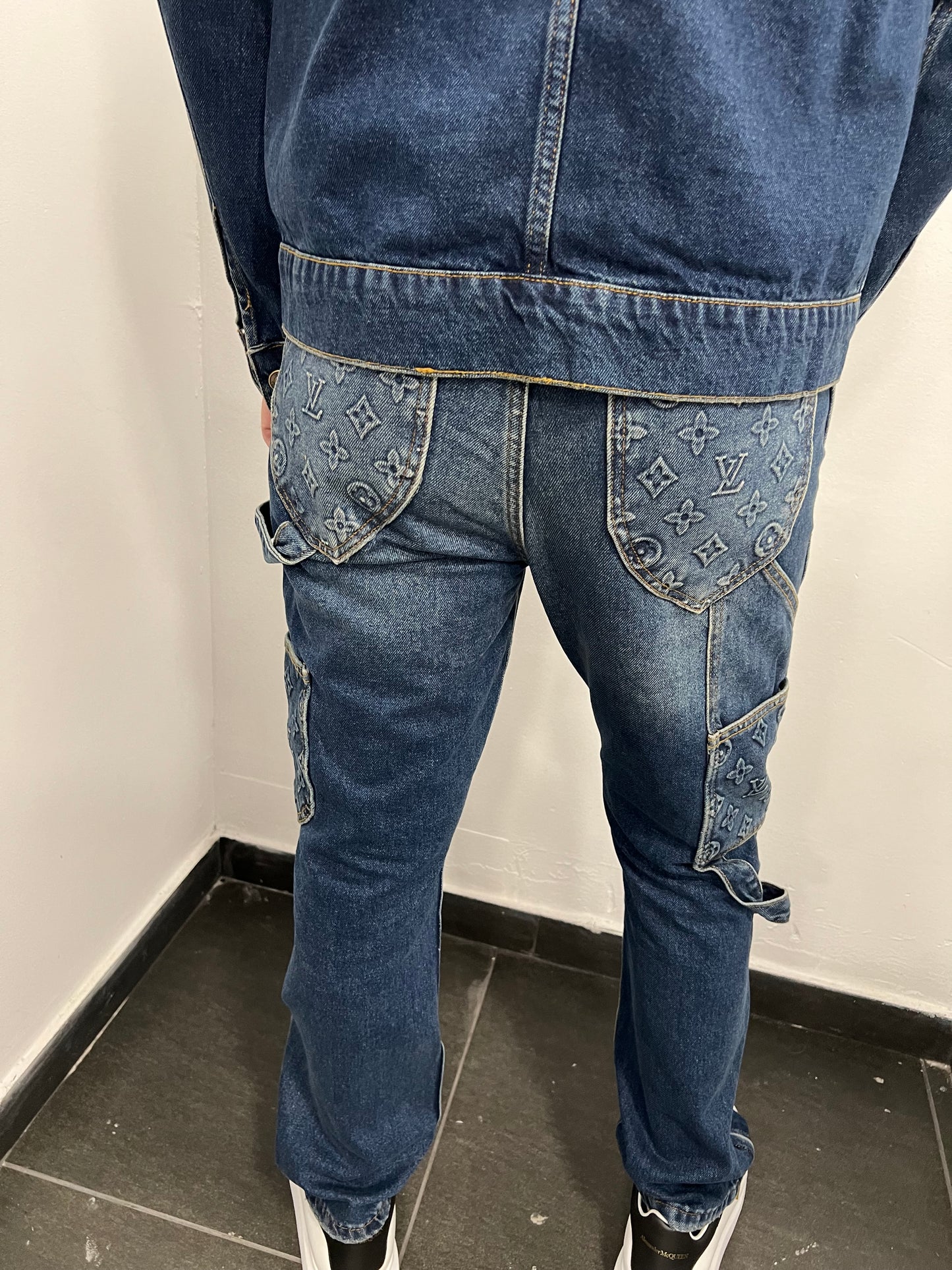 Lv Denim Carpenter Set