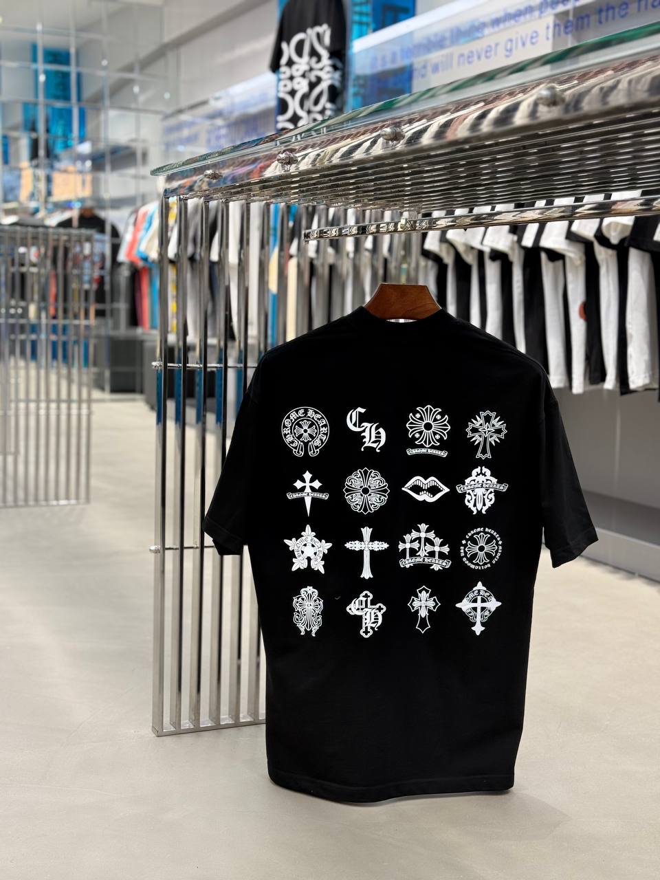 Chrome Hearts Logo Black/White T-shirt