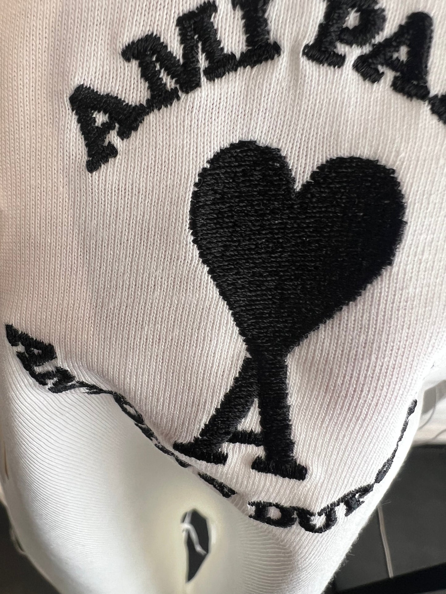 Ami Paris White/Black Tshirt