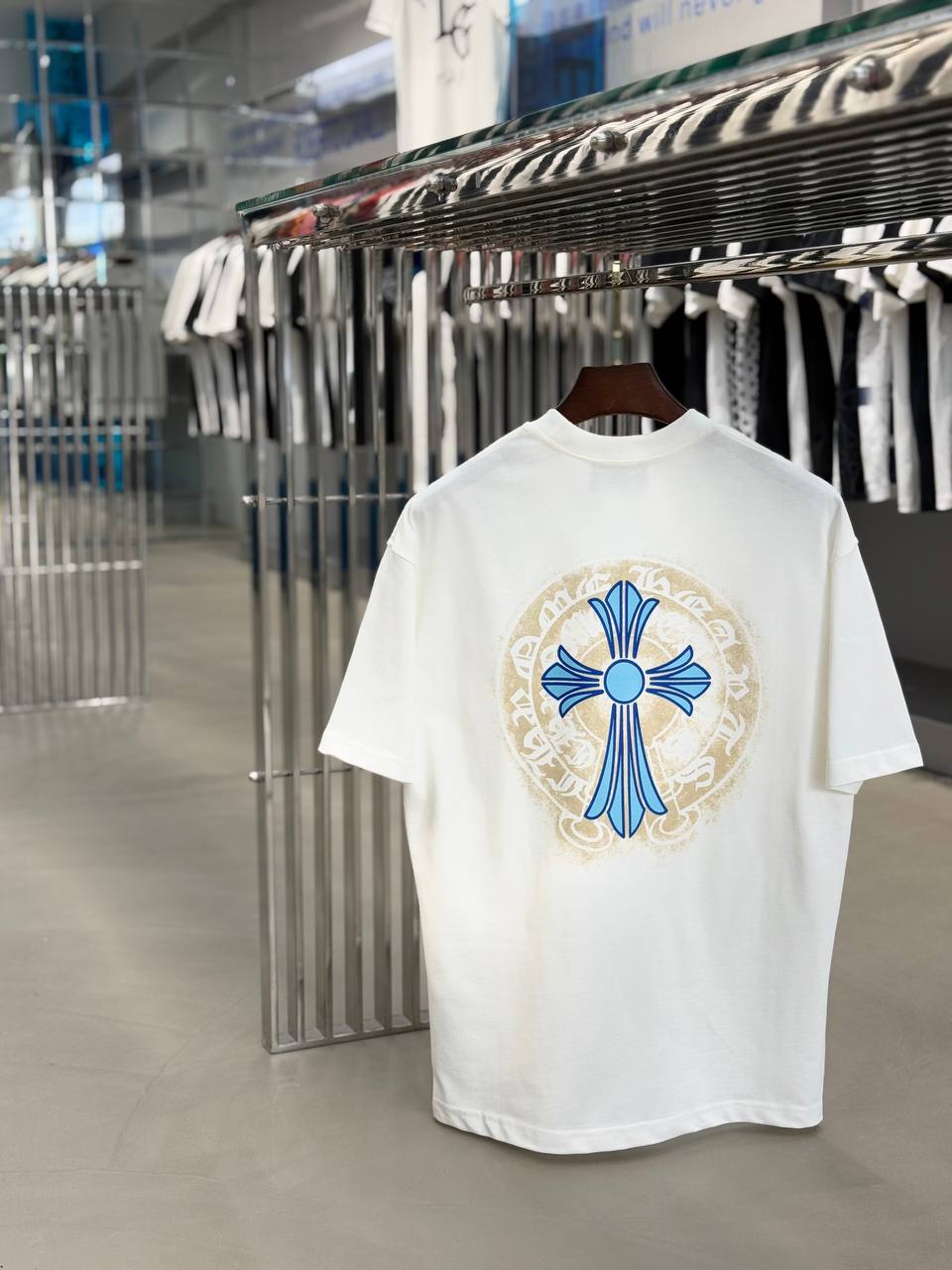 Chrome Hearts White/Blue T-shirt