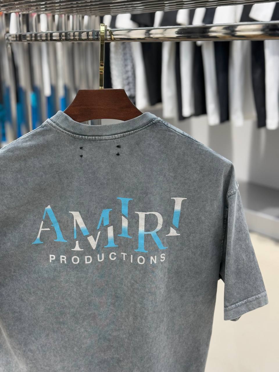 Amiri Masks Grey T-shirt