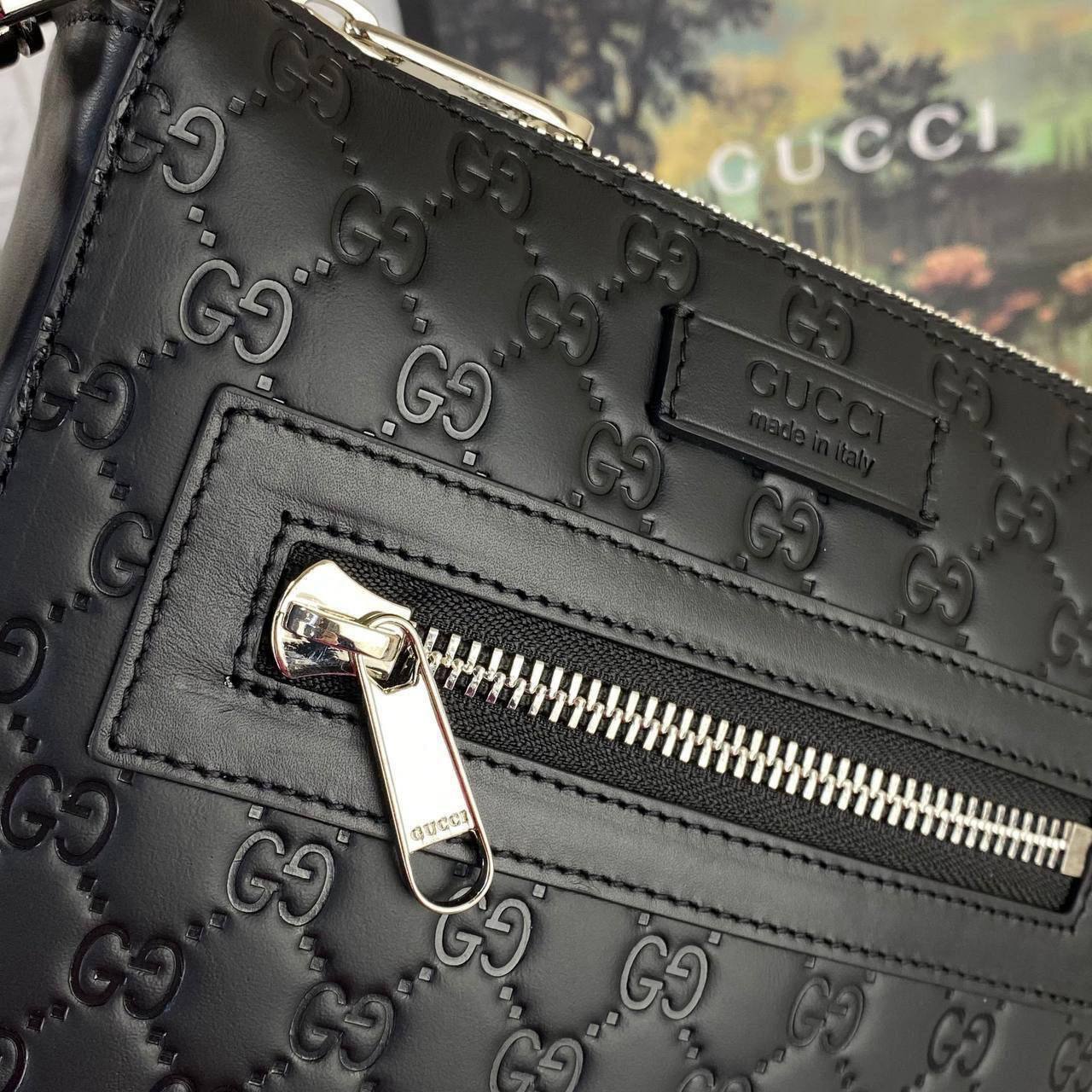 Gucci Black Small Messenger Bag Premium