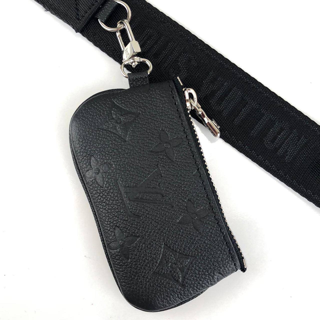 Lv Trio Messenger Black Monogram