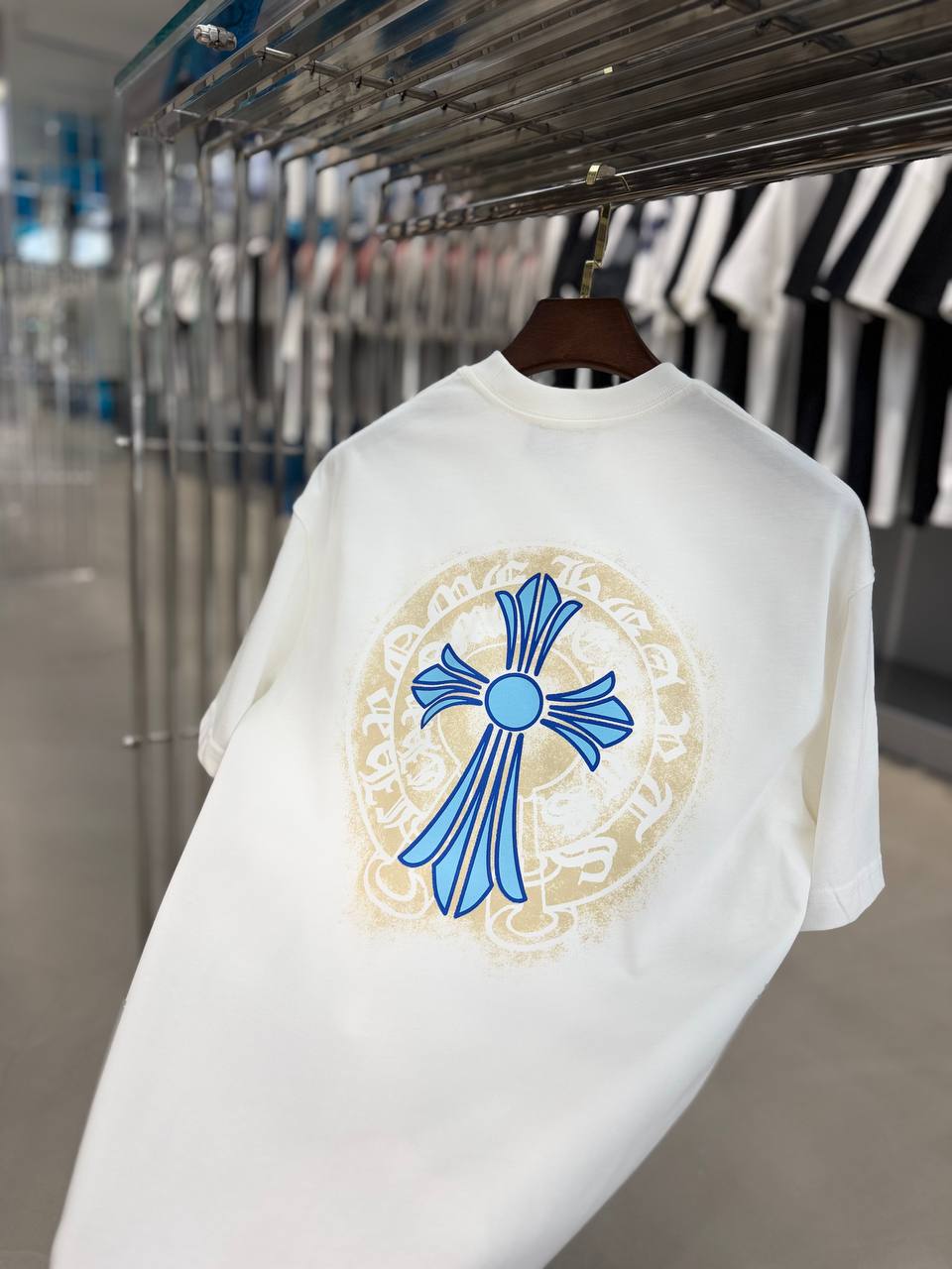 Chrome Hearts White/Blue T-shirt
