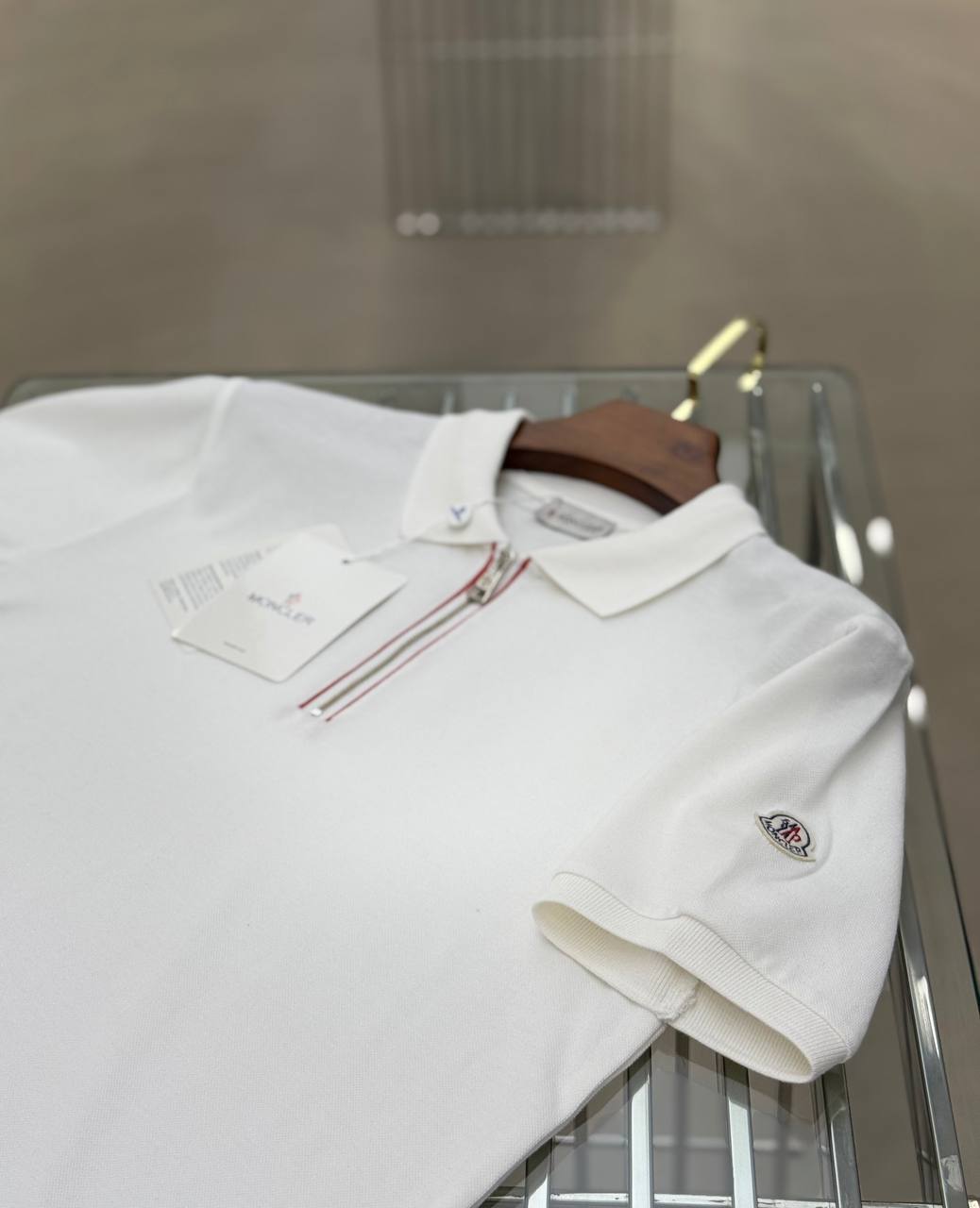 Moncler Polo White