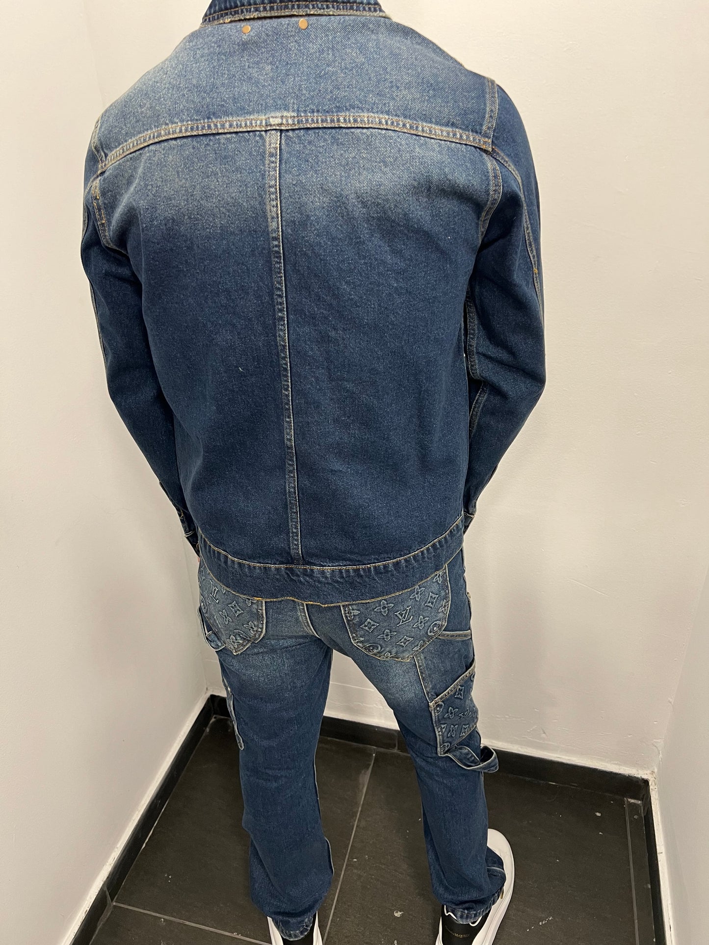 Lv Denim Carpenter Set