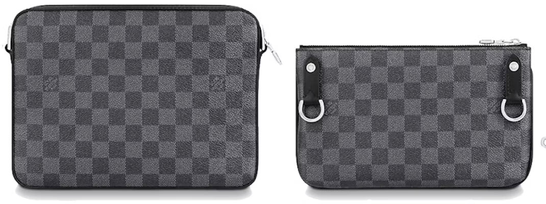 Lv Trio Messenger Grey/Black Damier