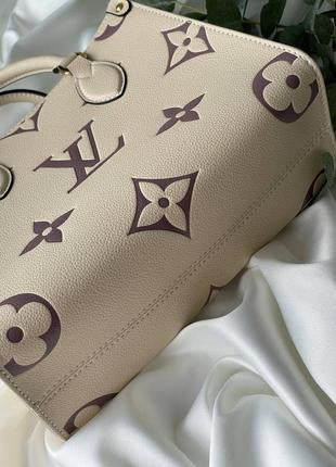 Lv On The Go Pm Bicolor Crème/Pink