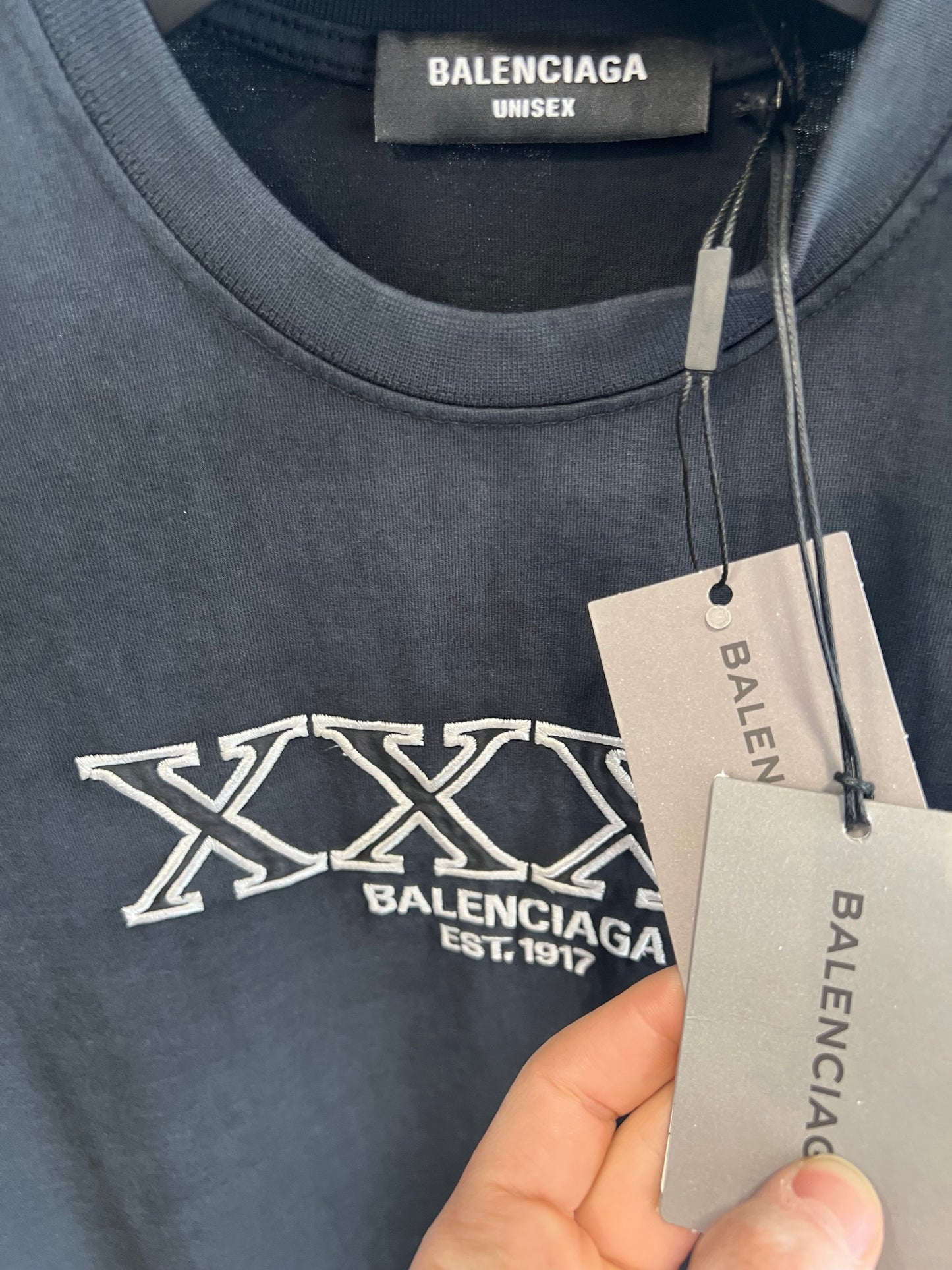 Balenciaga XXXL Black T-shirt