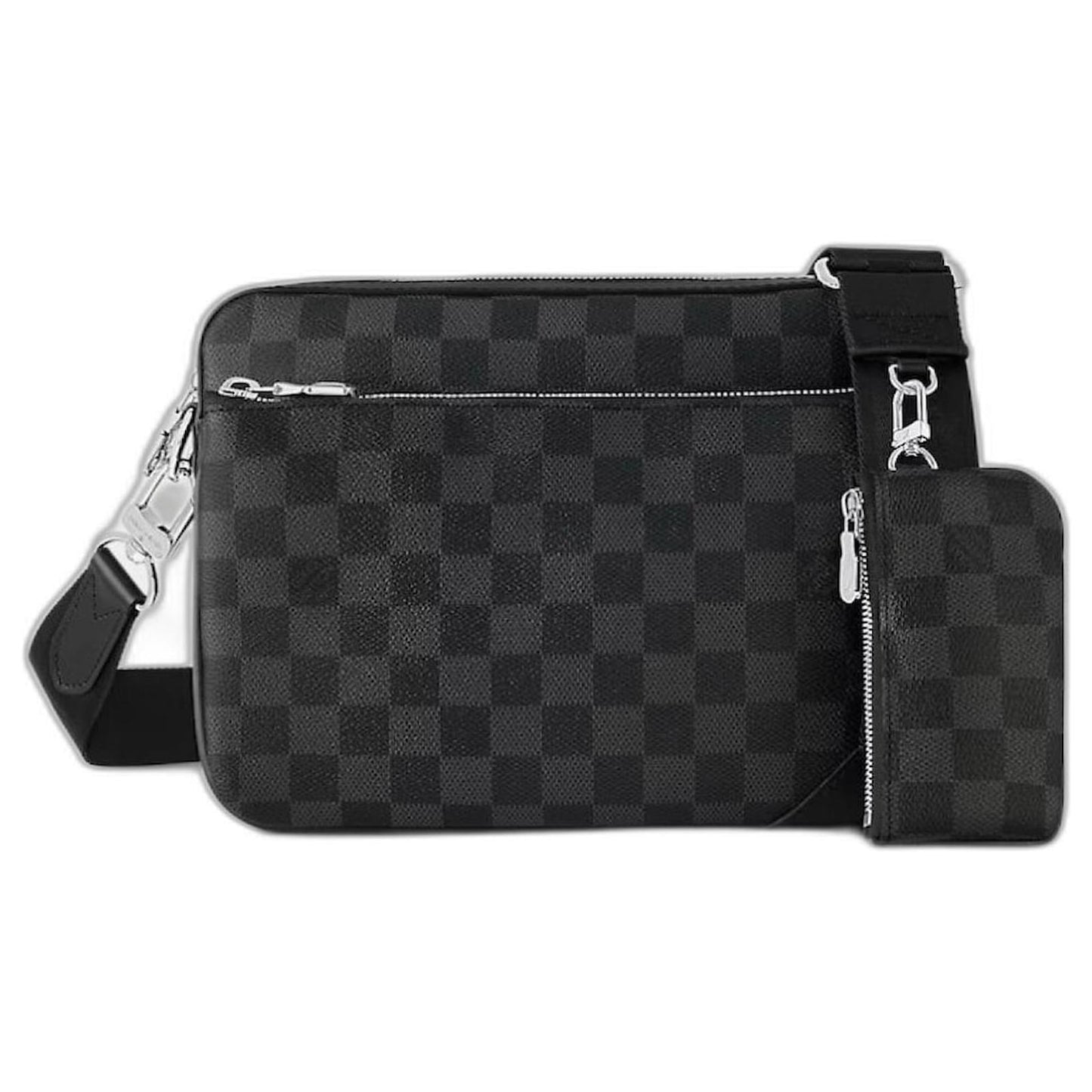 Lv Trio Messenger Grey/Black Damier