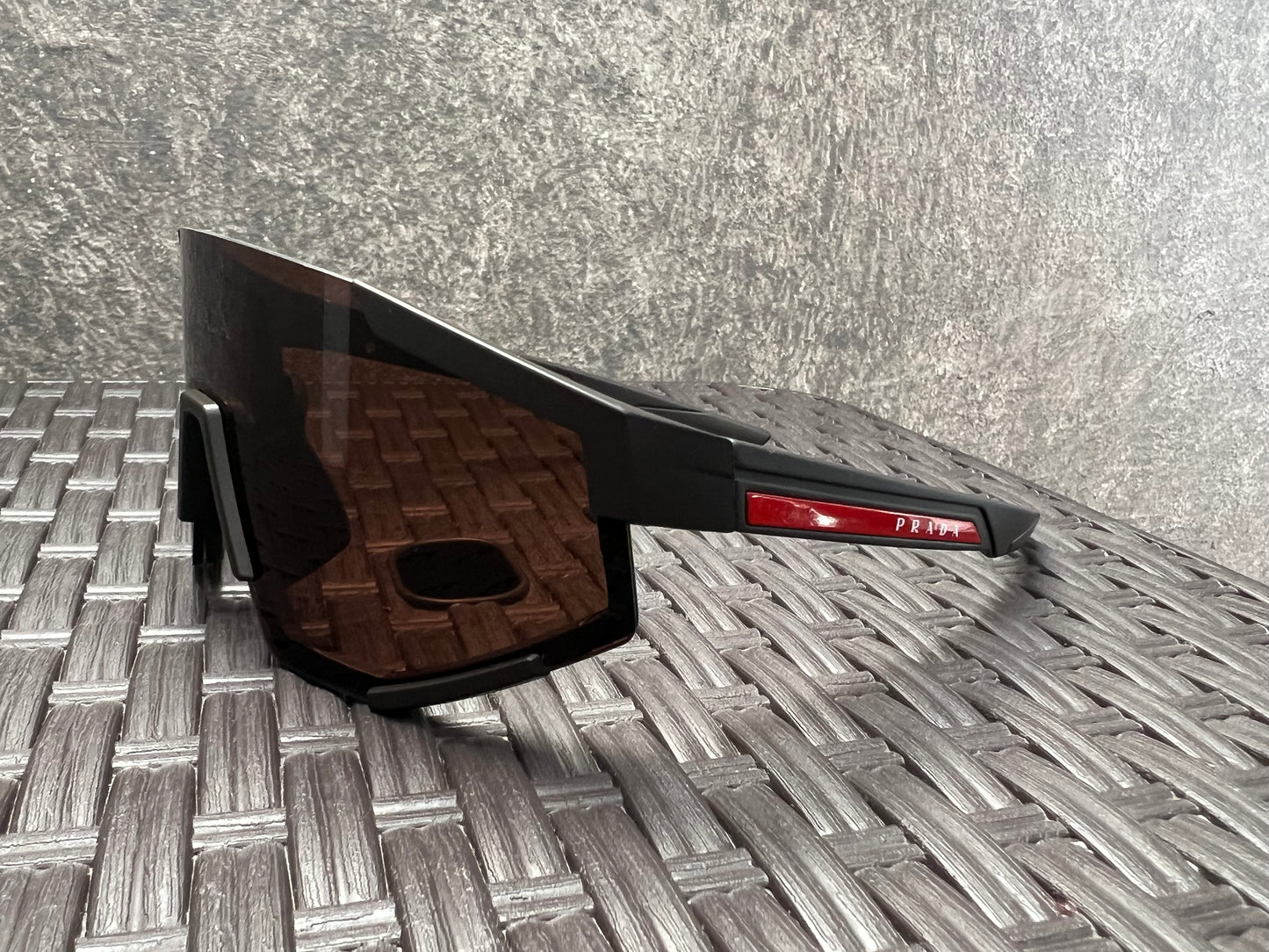 Prada Linea Rossa Black Sunglasses