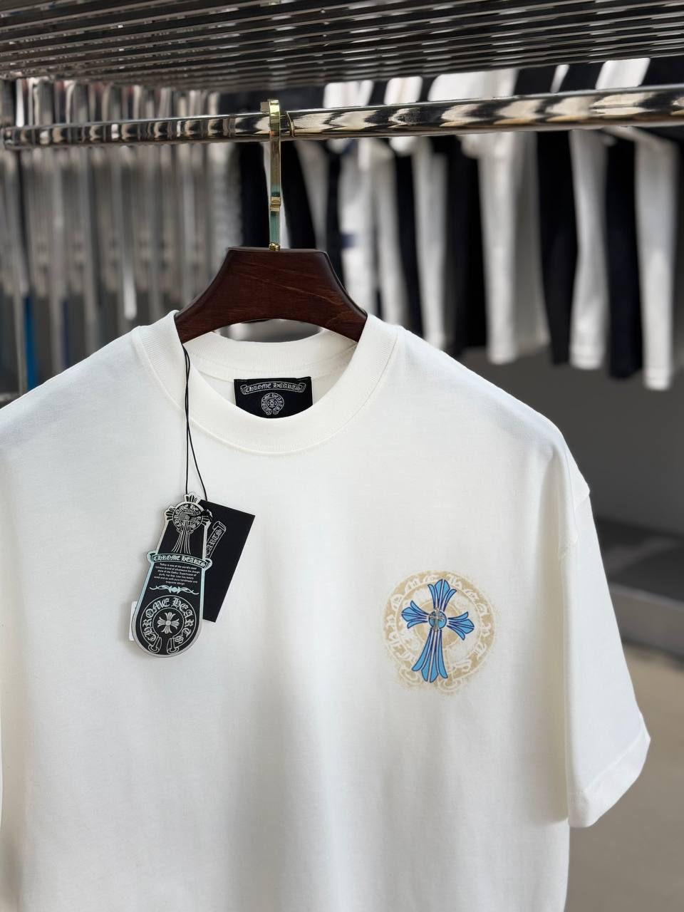 Chrome Hearts White/Blue T-shirt