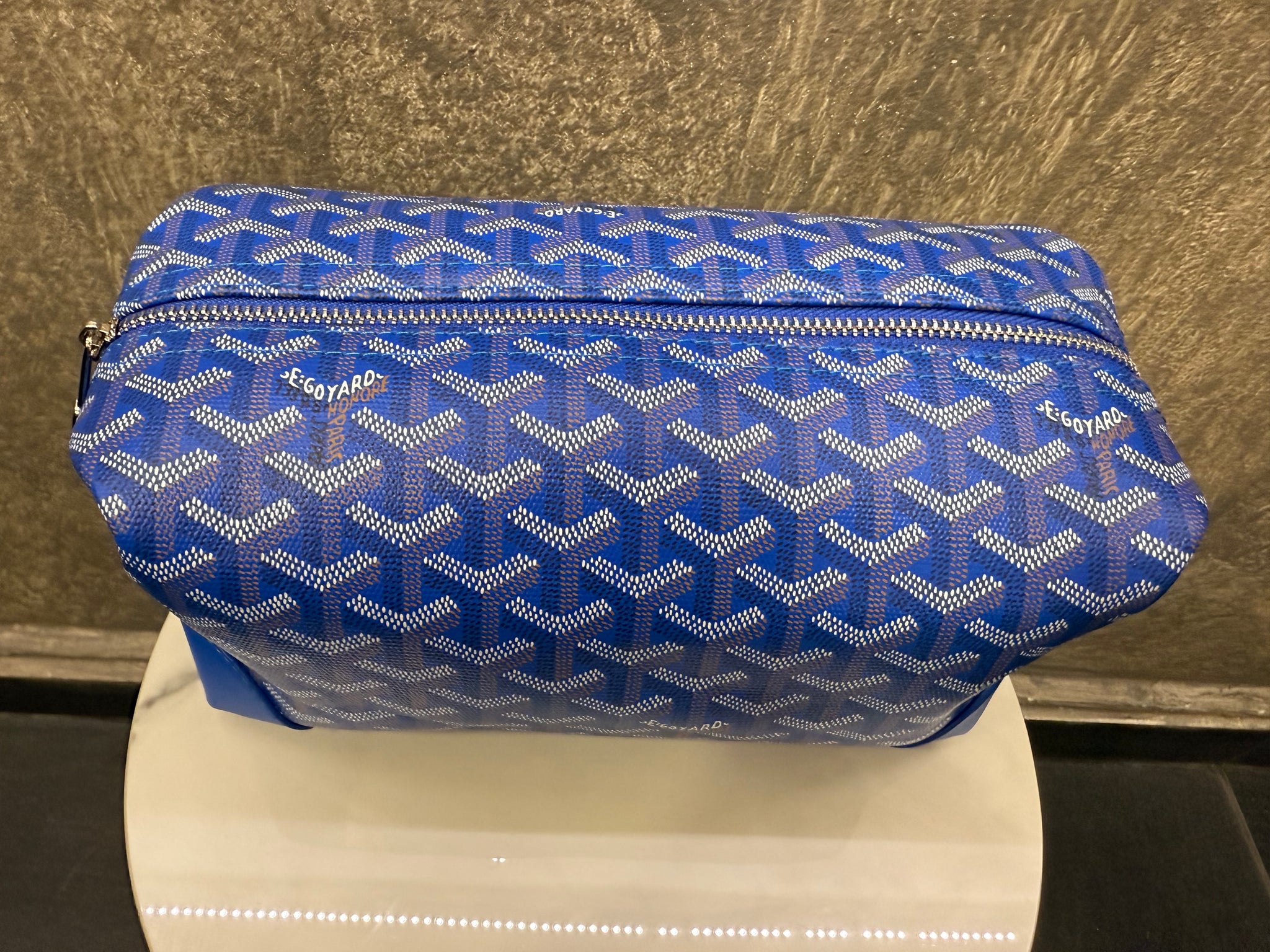 Goyard Toiletry  Bag Blue