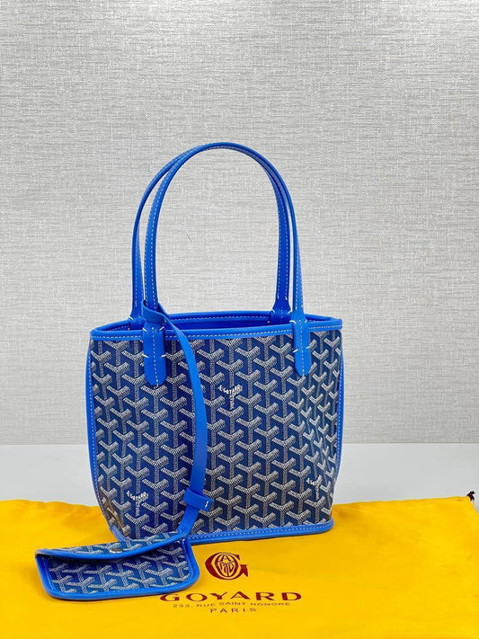 Goyard Anjou Mini Bag Blue