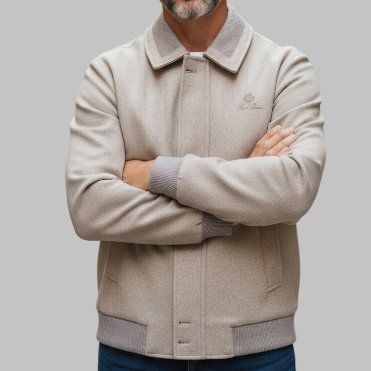 Loro Piana Beige Cashmere Jacket