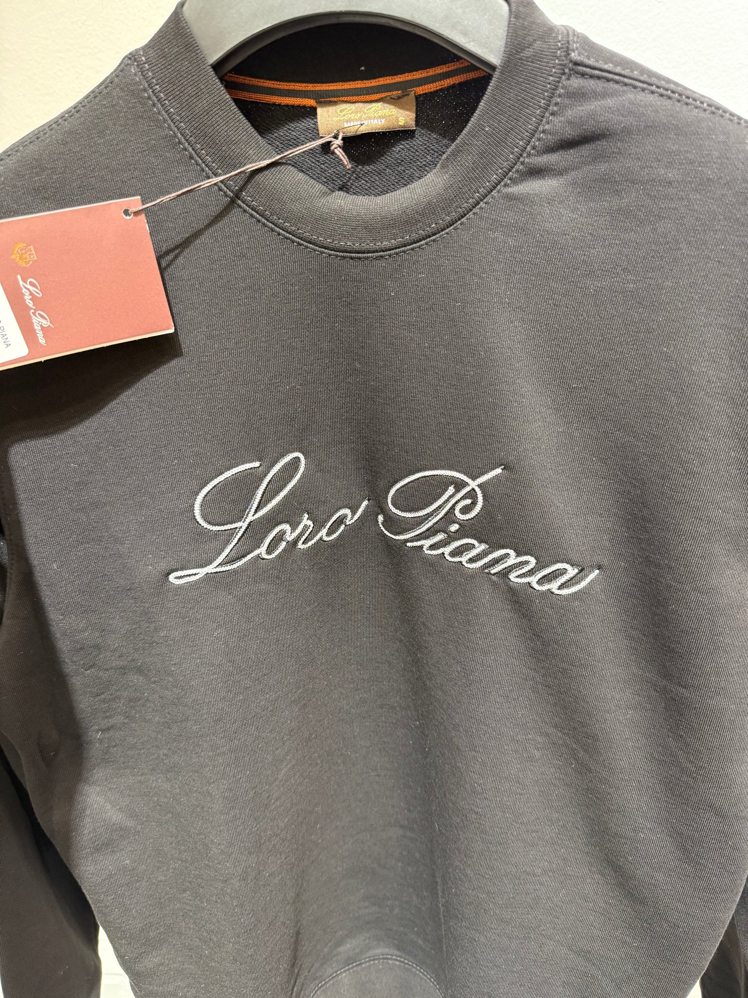 Loro Piana Black/White Crewneck