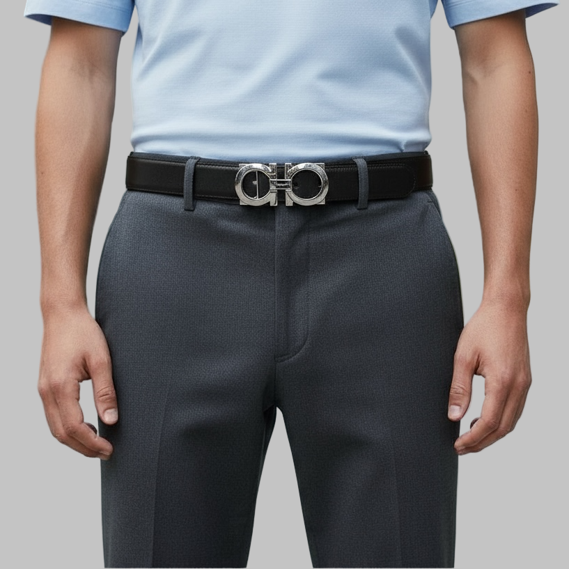 Feraggamo Belt Silver