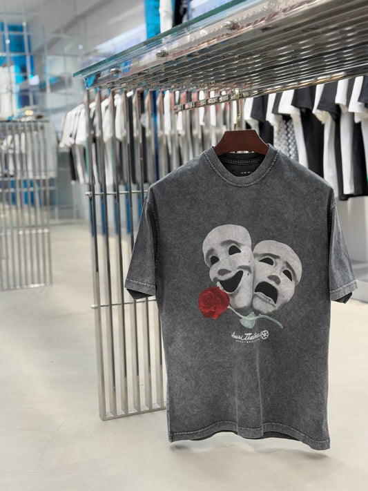 Amiri Masks Grey T-shirt