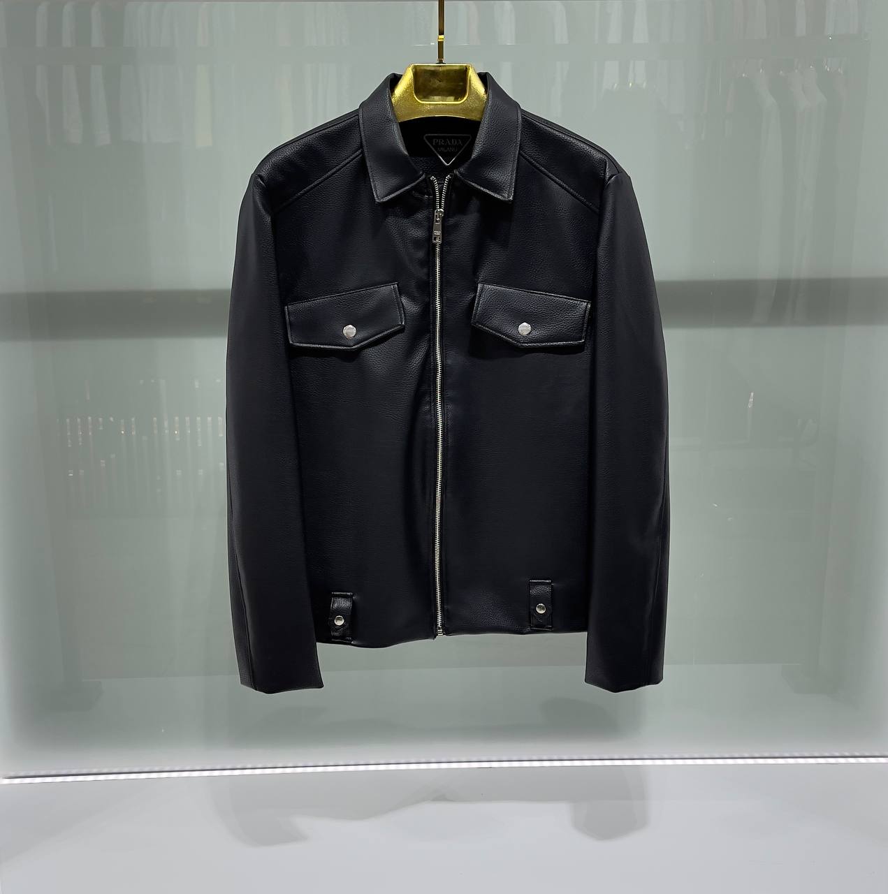 Prada Black Leather Jacket