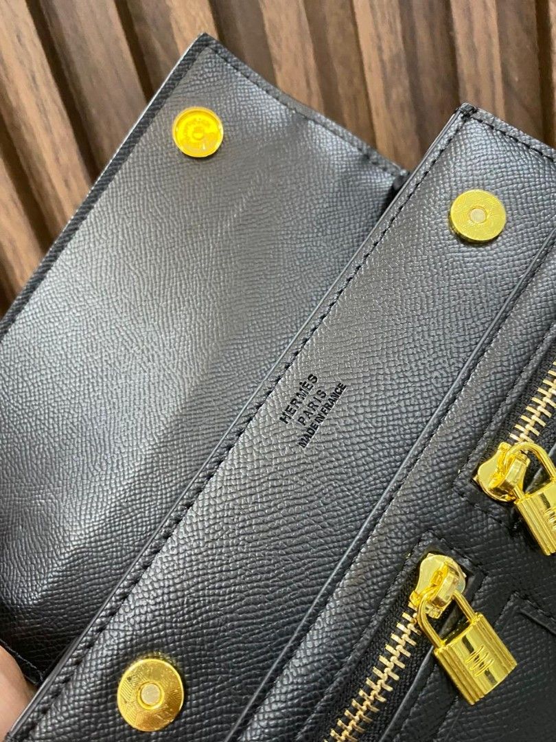 Hermes Mini Cross Body Bag Black