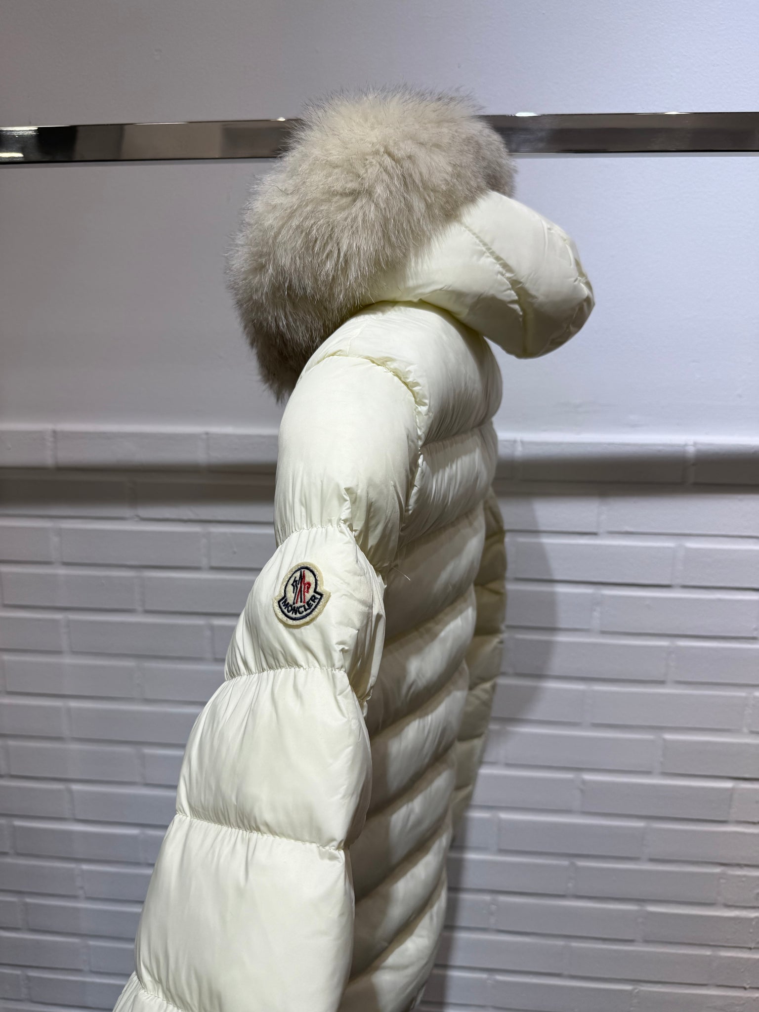 Moncler White Puffer