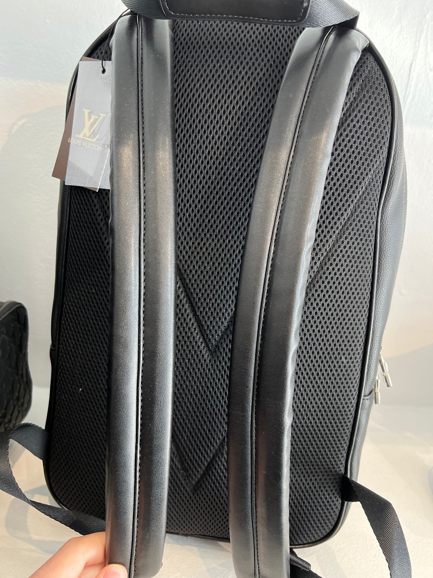 Lv Michael Black Backpack