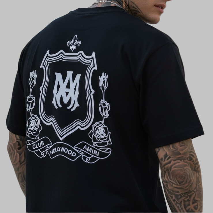 Amiri Hollywood Black T-shirt