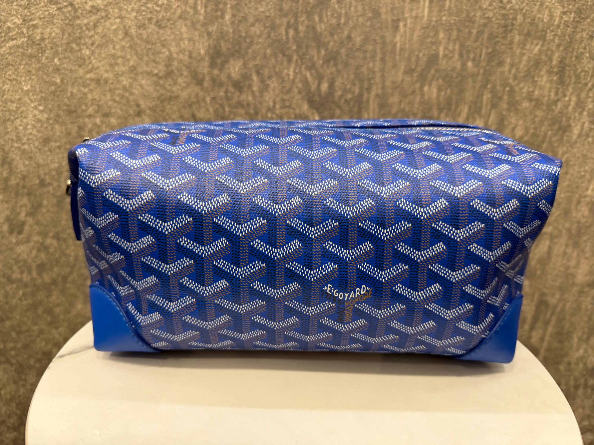 Goyard Toiletry  Bag Blue