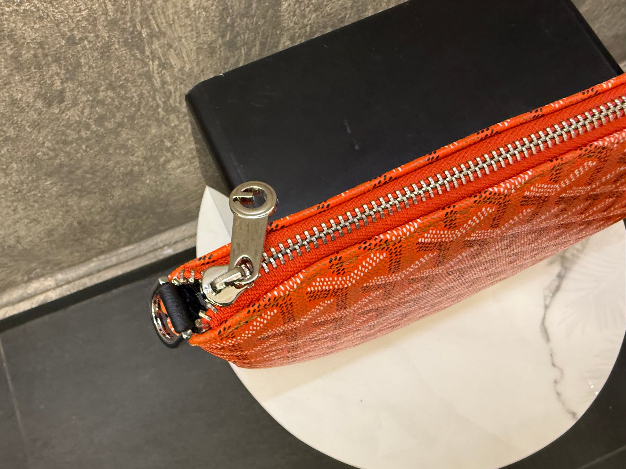 Goyard Toiletry Pouch Orange