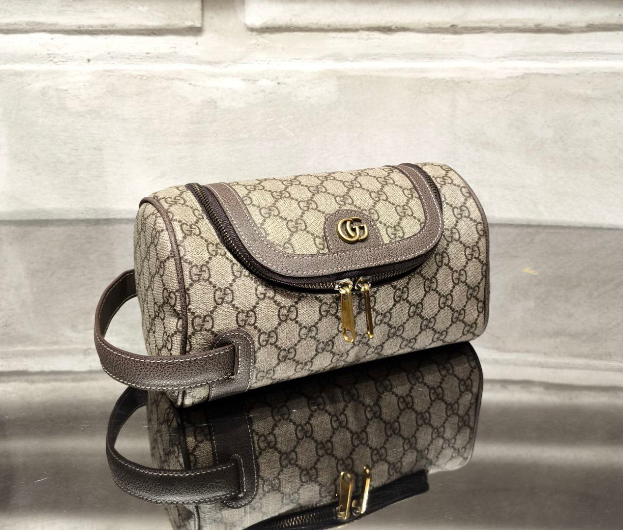 GG Toiletry Bag Beige