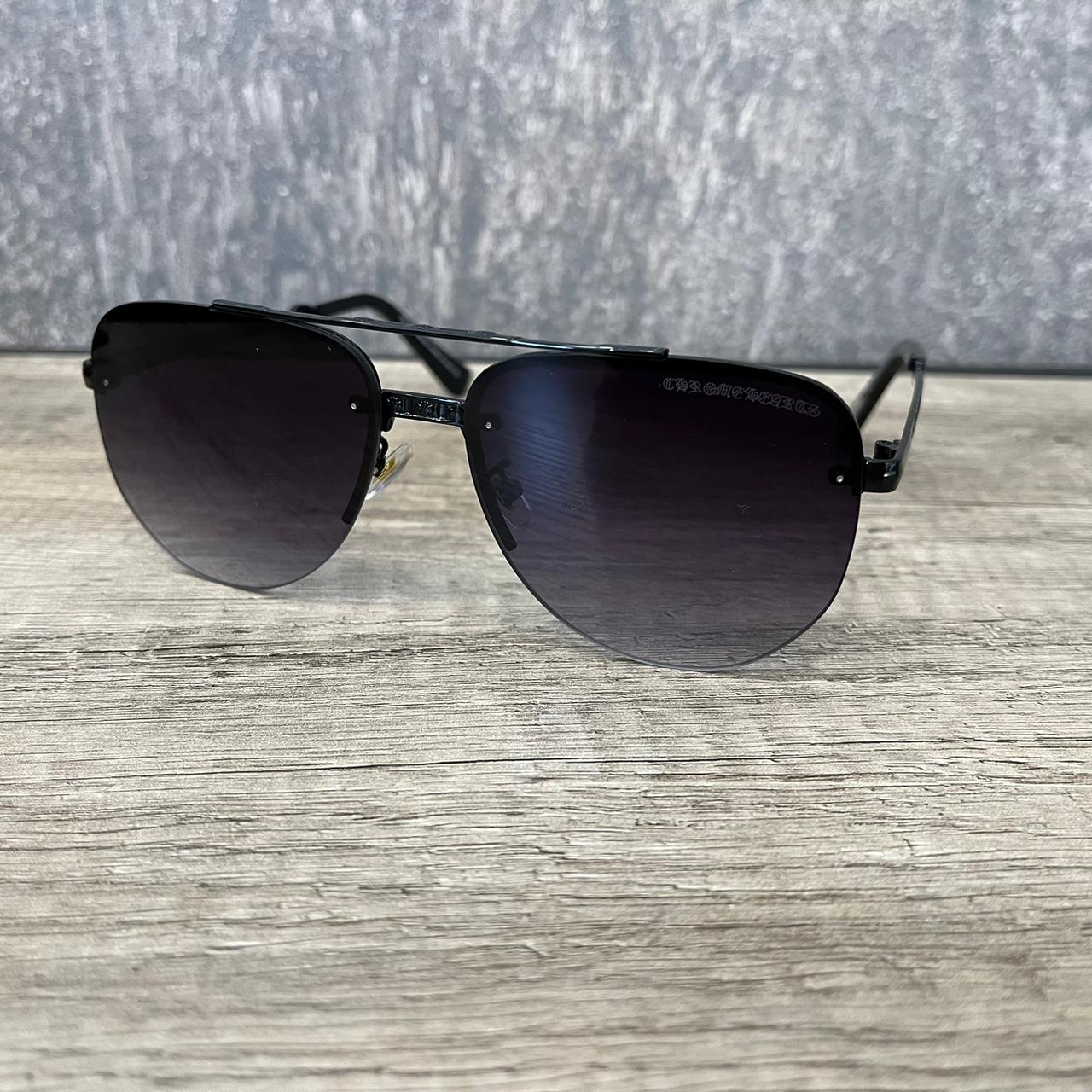 Chrome H Black Sunglasses