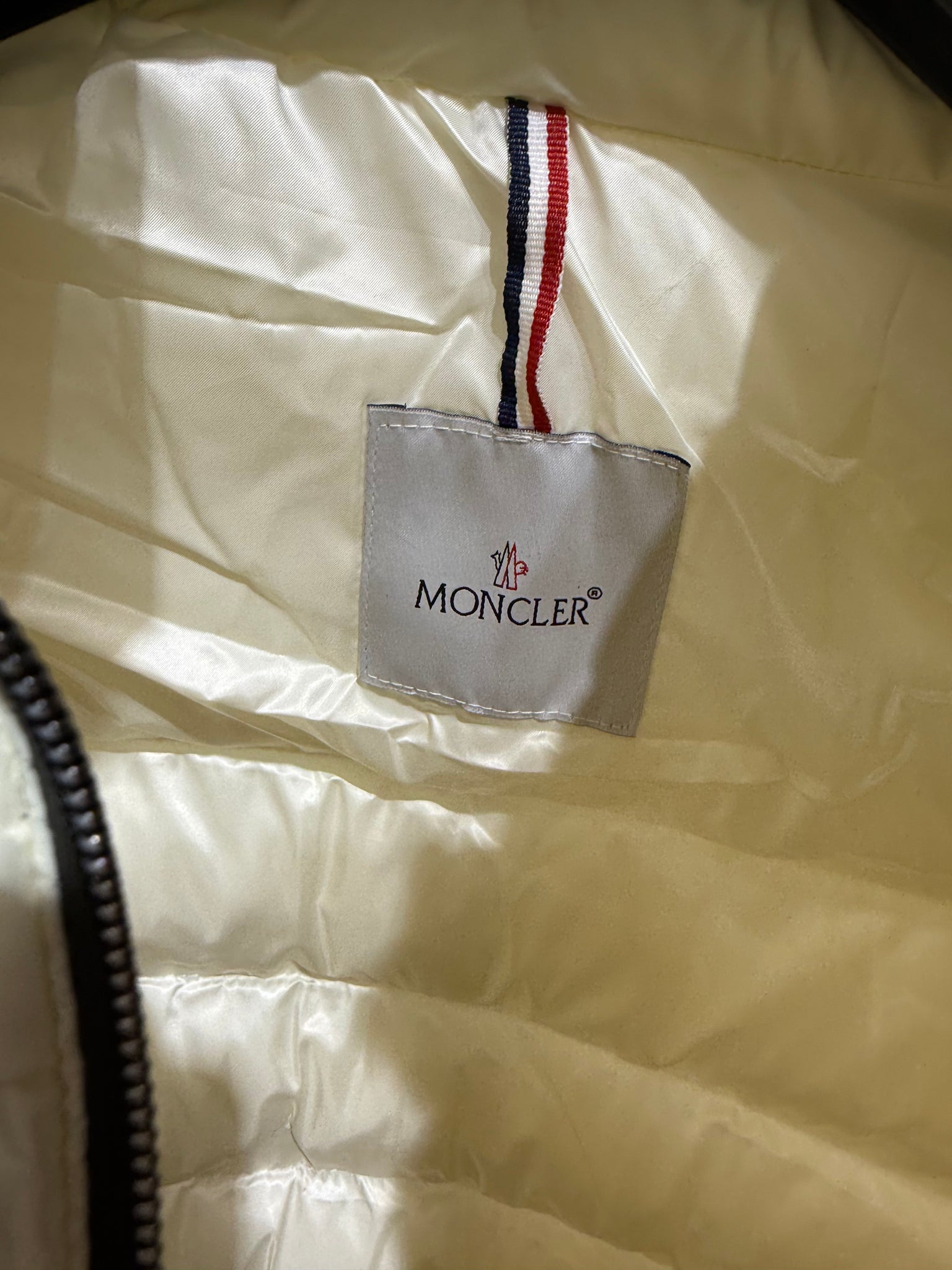 Moncler White Puffer