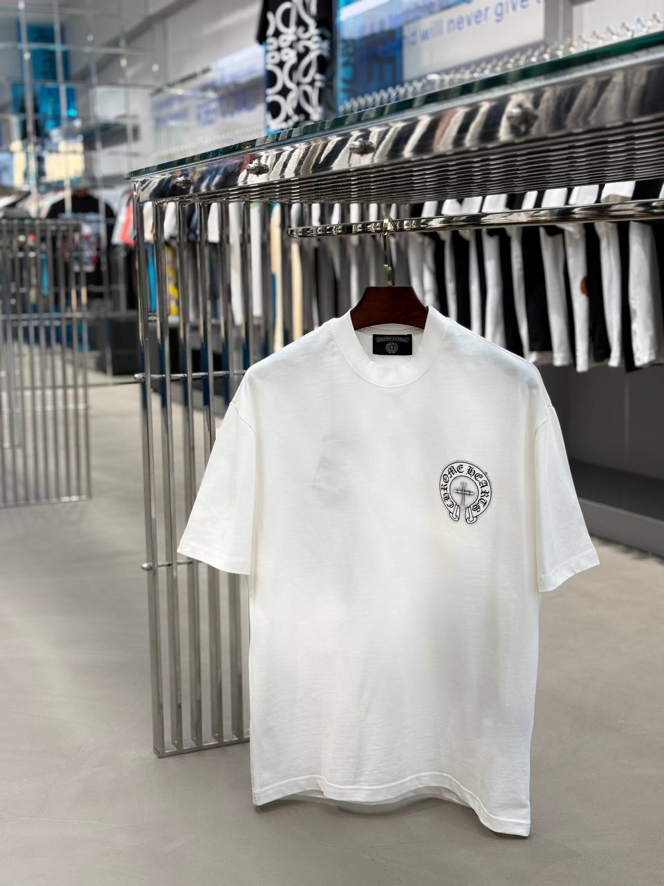 Chrome Hearts Logo White/Black T-shirt
