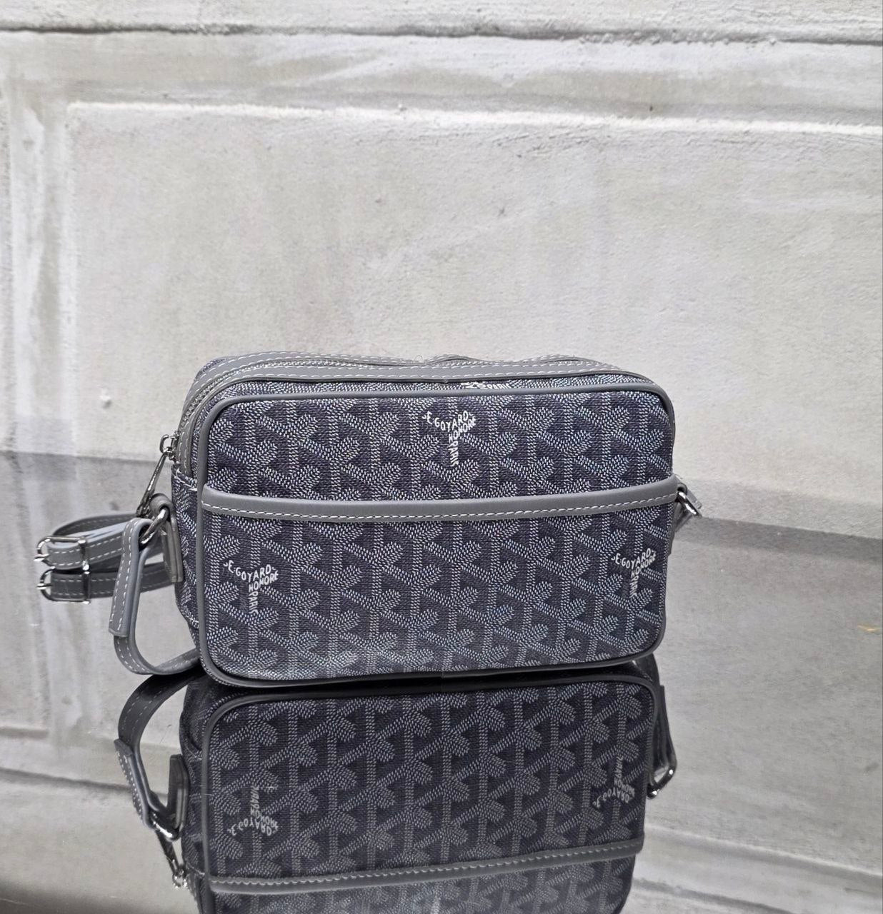 Goyard Cap-Vert Crossbody Bag Grey