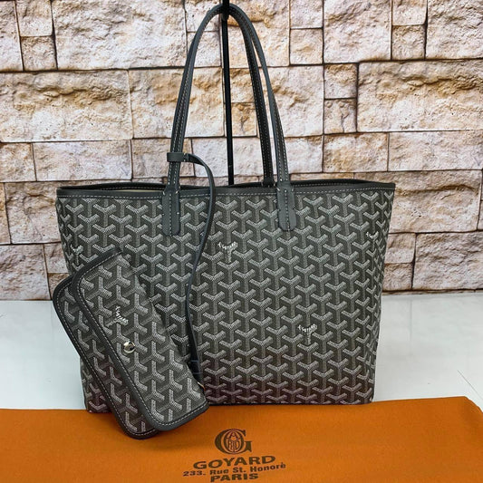 Goyard Grey Shopping Bag