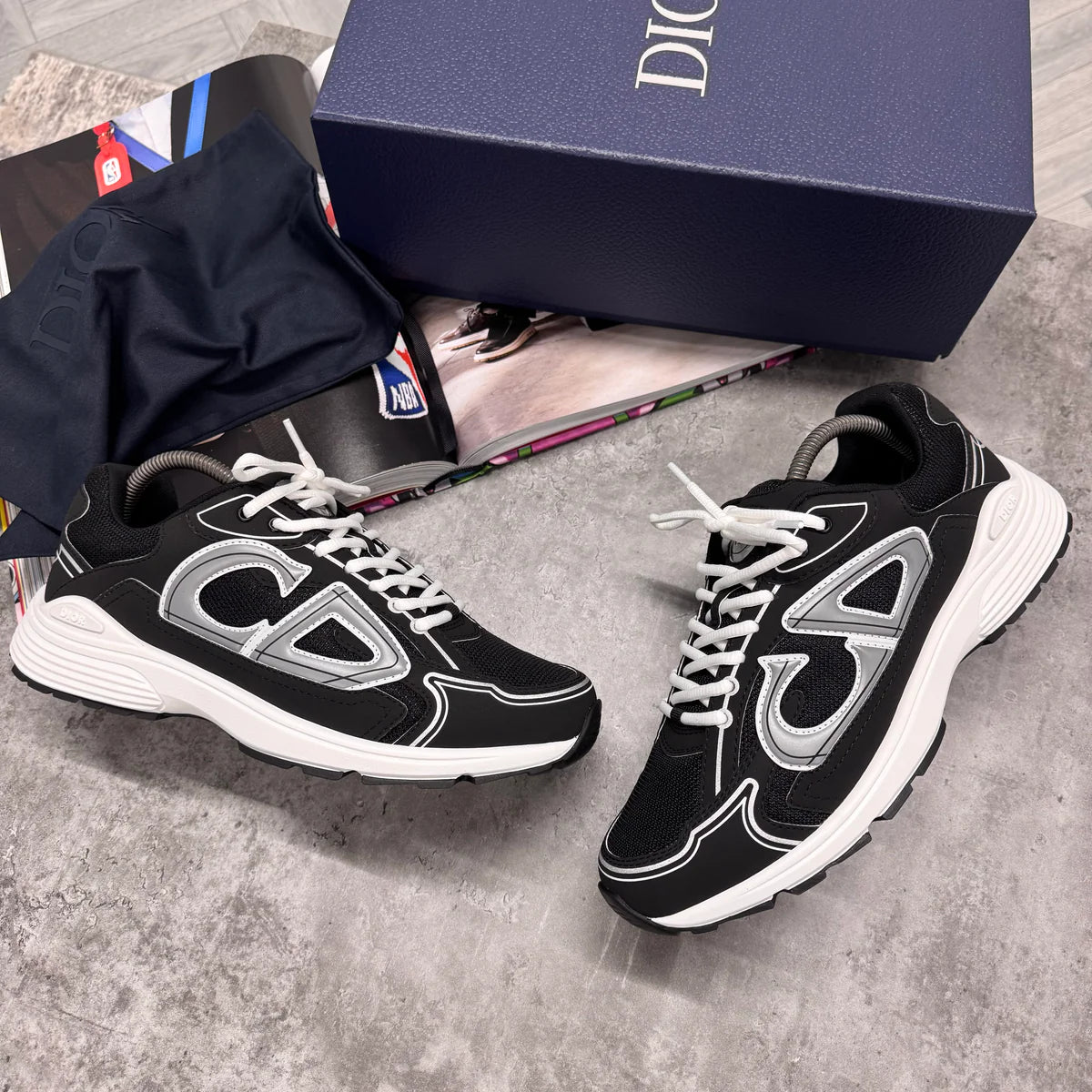 Dior B30 Black/White Sneakers