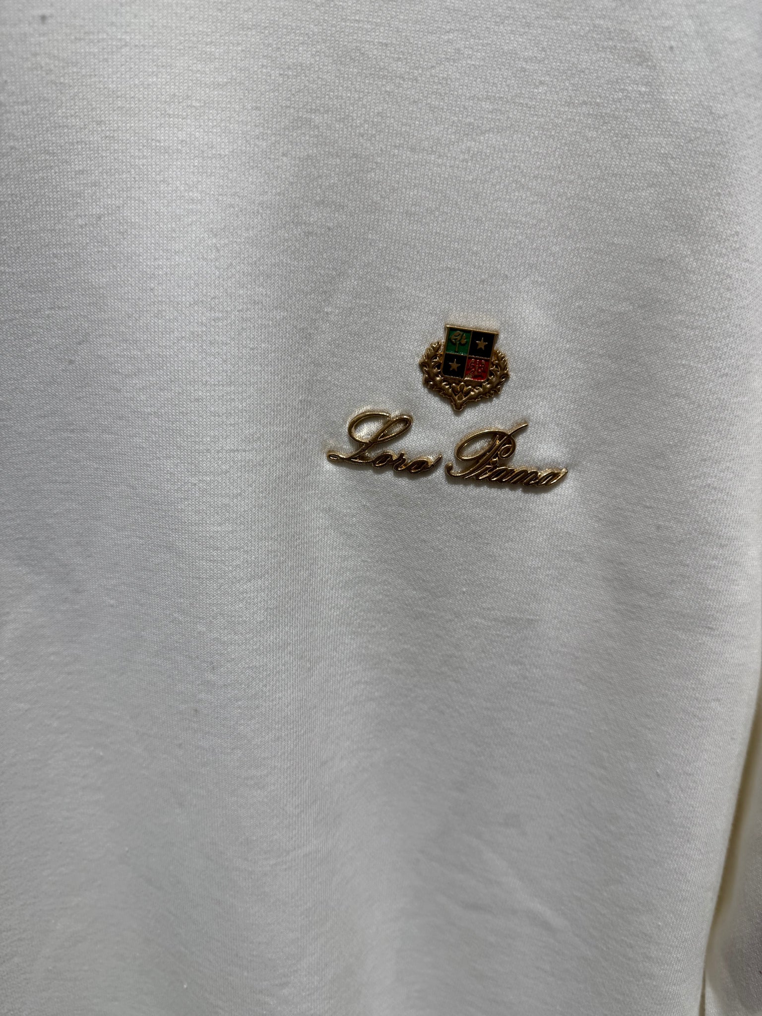 Loro Piana White Crewneck