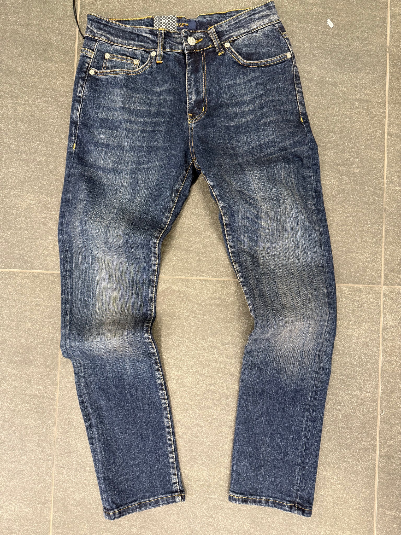 Lv Damier Pocket Jeans