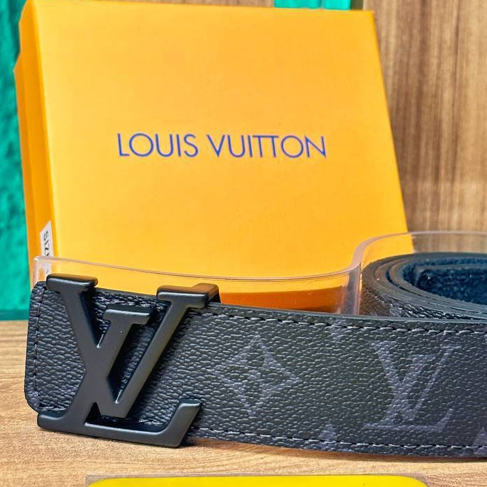 Lv Belt Black Monogram Black